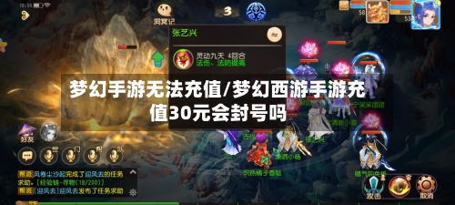 梦幻手游无法充值/梦幻西游手游充值30元会封号吗-第2张图片