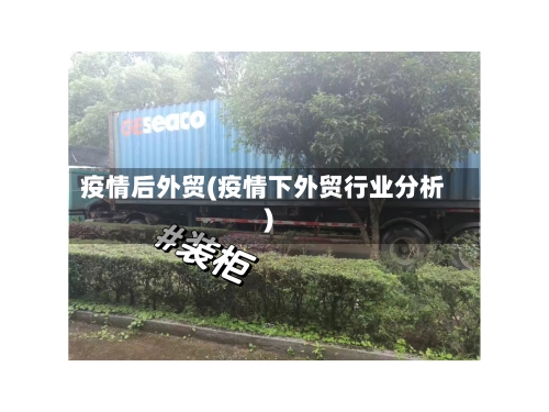 疫情后外贸(疫情下外贸行业分析)-第2张图片